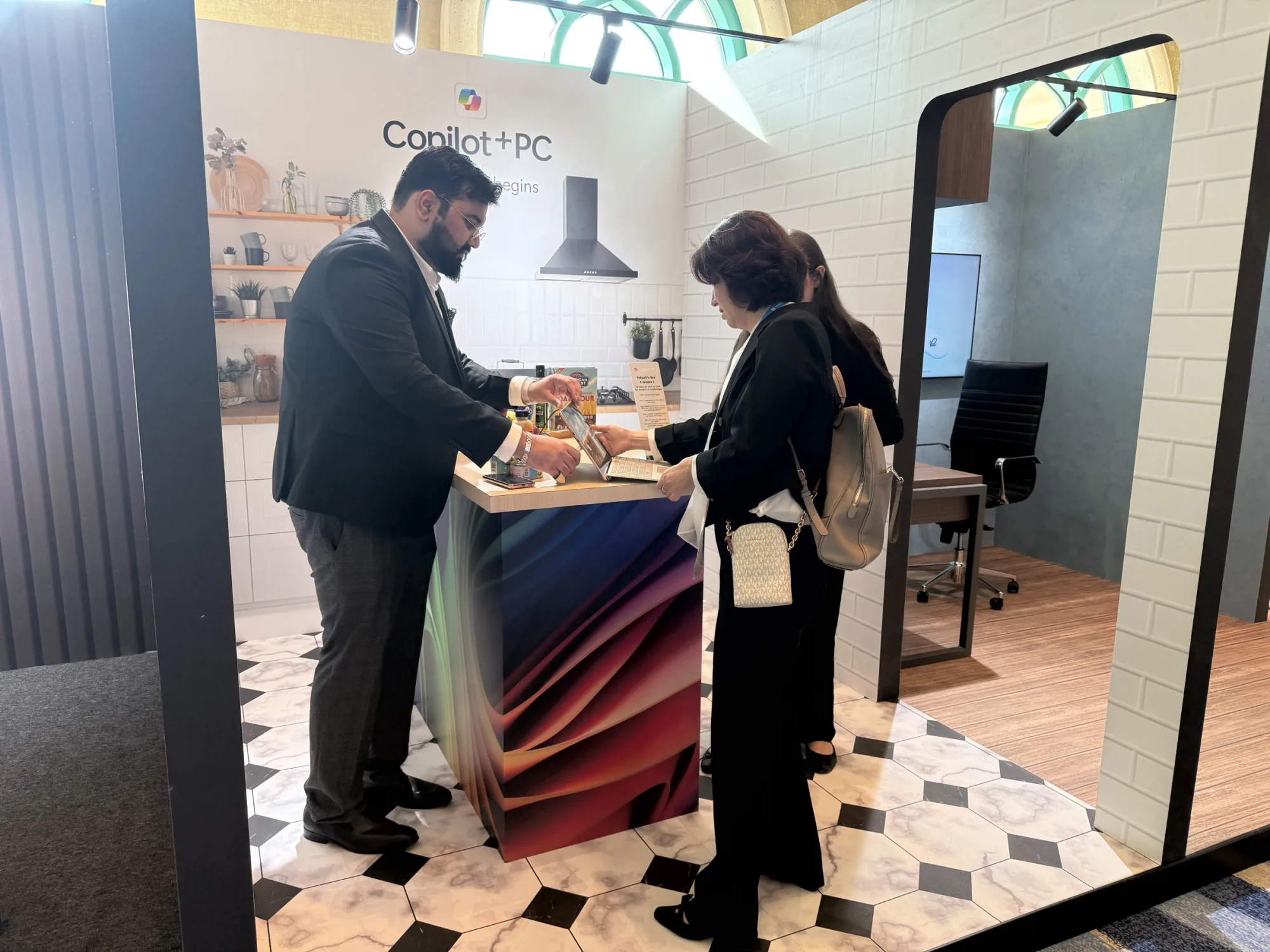 Microsoft AI Tour activation at Atlantis, Dubai