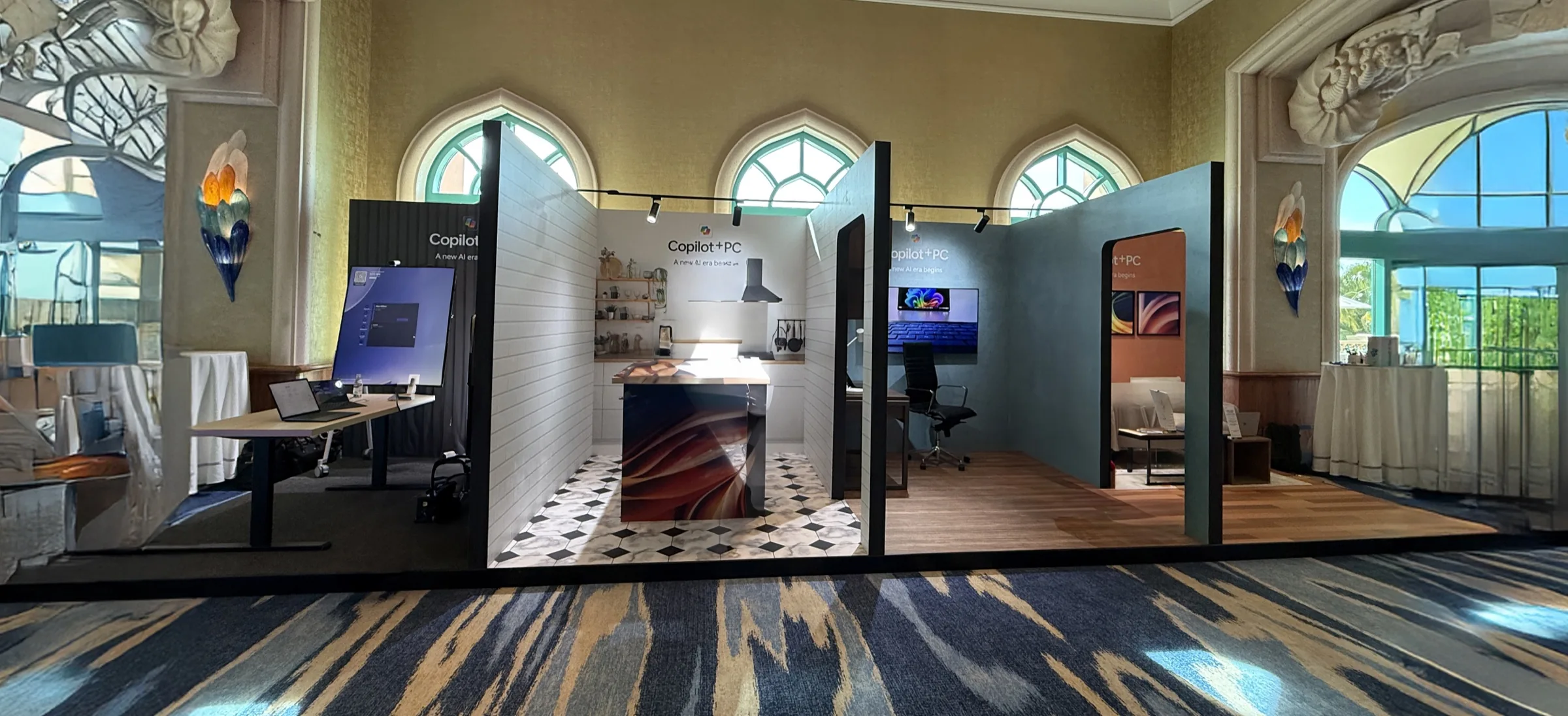 Microsoft AI Tour activation at Atlantis, Dubai