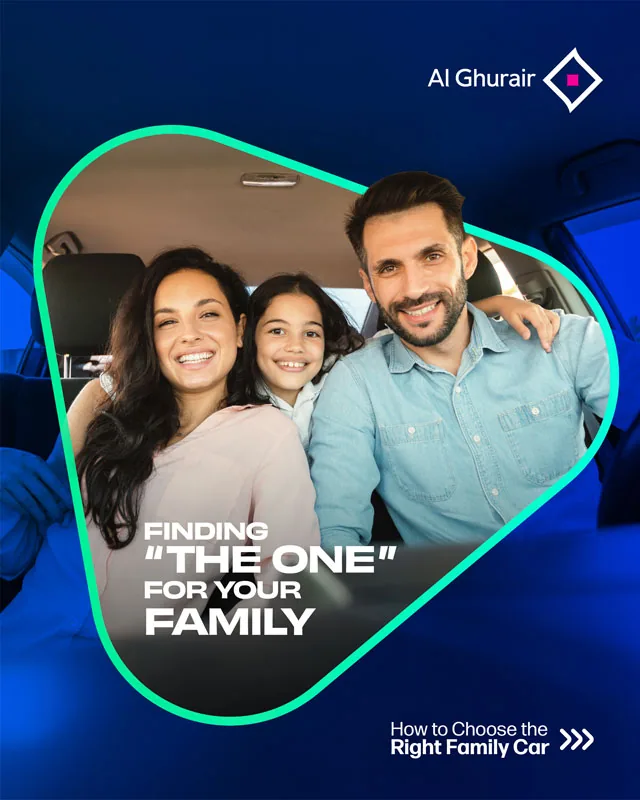 Cared social post — The Right Family Car (slide 1 of 3)